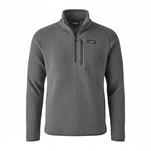 Patagonia Charcoal Knit Quarter-Zip Sweater
